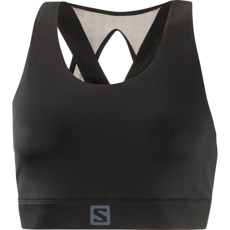 Salomon Cross Women's Run Bras Black | CA 98M42
